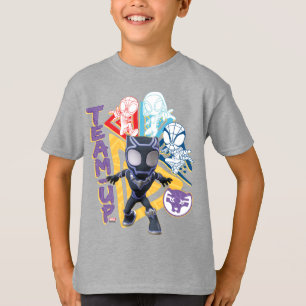 Black Panther & Spidey Team "Team-Up" T-Shirt
