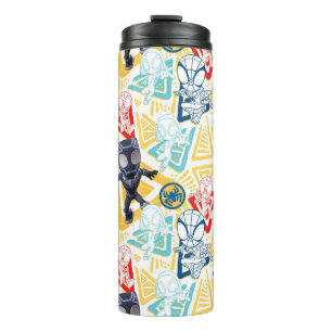 Black Panther & Spidey Team "Team-Up" Thermal Tumbler