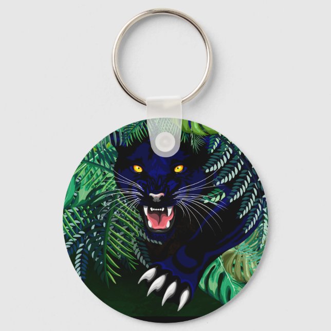 Black Panther Spirit of the Jungle Keychain (Front)