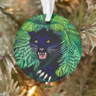 Black Panther Spirit of the Jungle Ornament