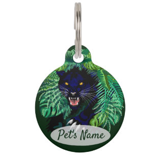 Black Panther Spirit of the Jungle Pet Tag