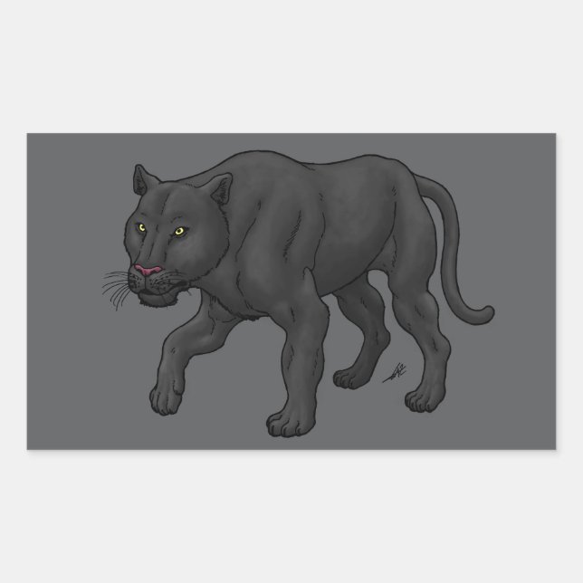 Black Panther Sticker (Front)