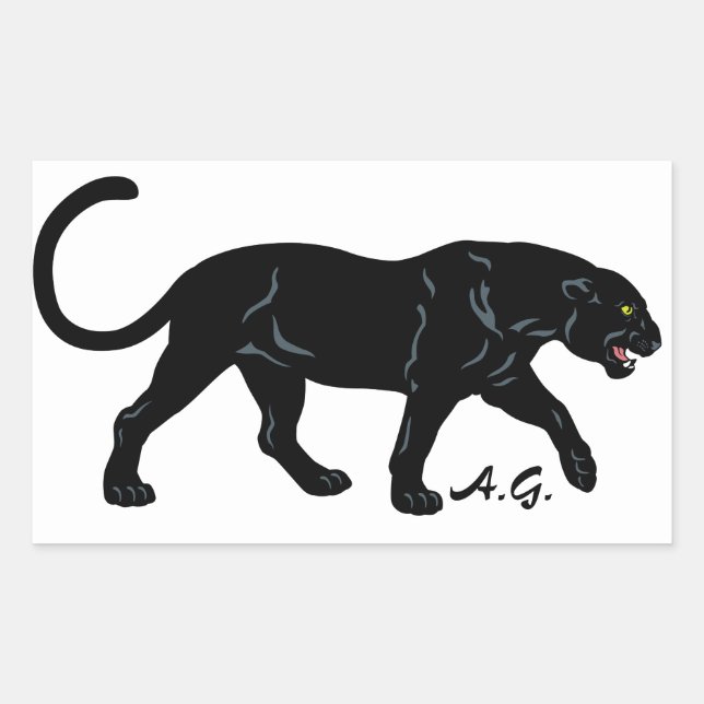 black panther sticker (Front)