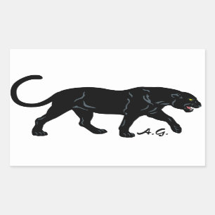 black panther sticker