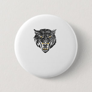 Black Panther Sticker1 2 Inch Round Button