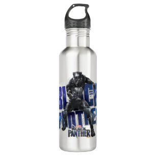 Black Panther   T'Challa - Black Panther Graphic 710 Ml Water Bottle
