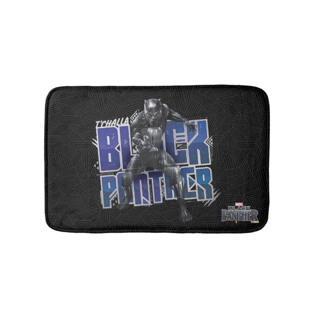 Black Panther | T'Challa - Black Panther Graphic Bath Mat (Front)