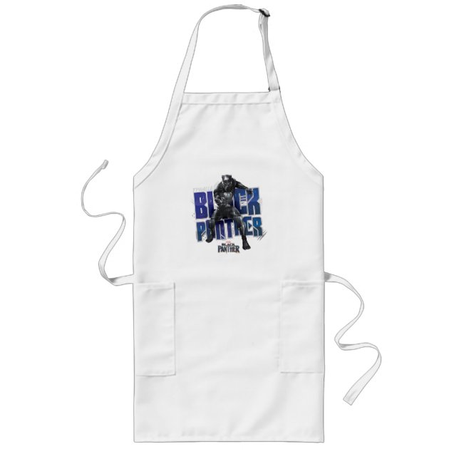 Black Panther | T'Challa - Black Panther Graphic Long Apron (Front)