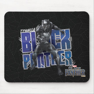 Black Panther | T'Challa - Black Panther Graphic Mouse Pad
