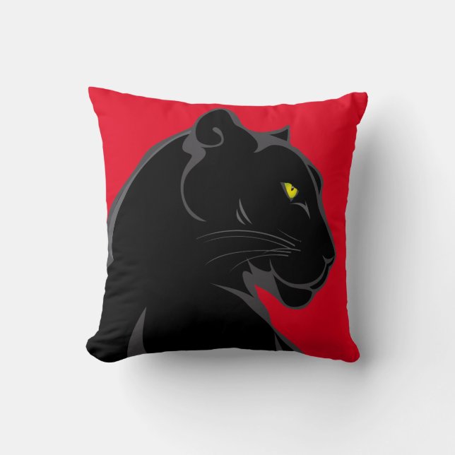 BLACK PANTHER THROW PILLOW (Front)