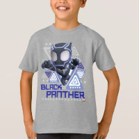 Black Panther Triangular Character Graphic