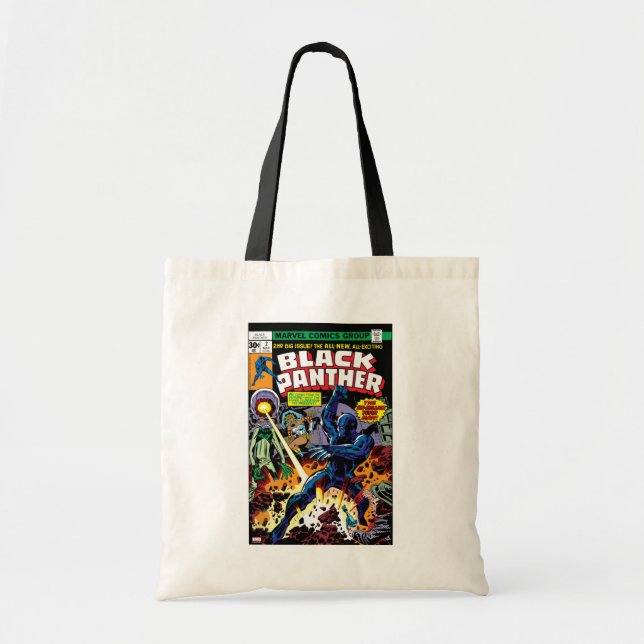 Black Panther Vol 1 Issue #2 Comic Cover Tote Bag (Front)