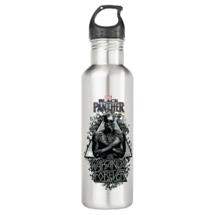 Black Panther   "Wakanda Forever" Graphic 710 Ml Water Bottle