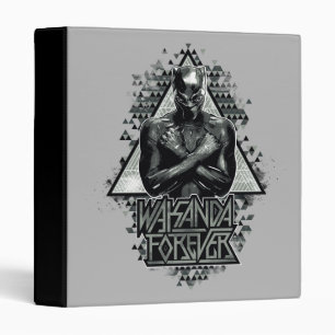 Black Panther   "Wakanda Forever" Graphic Binder