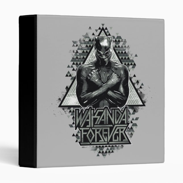 Black Panther | "Wakanda Forever" Graphic Binder (Front/Spine)