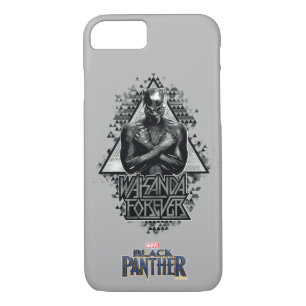 Black Panther "Wakanda Forever" Graphic iPhone 8/7 Case