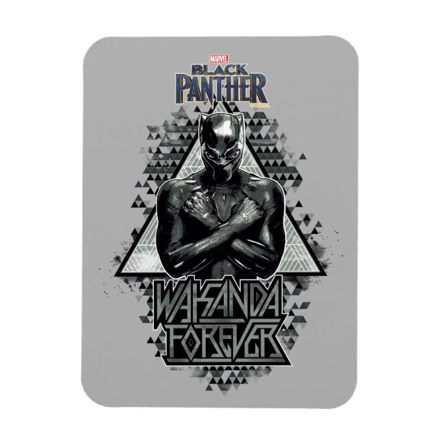 Black Panther | "Wakanda Forever" Graphic Magnet (Vertical)