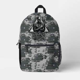 Black Panther   "Wakanda Forever" Graphic Printed Backpack
