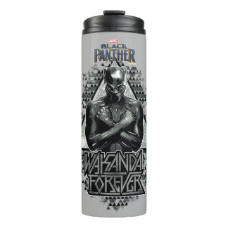 Black Panther | "Wakanda Forever" Graphic Thermal Tumbler
