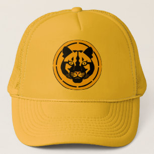 Black Panther with Intricate Artistic Details Trucker Hat