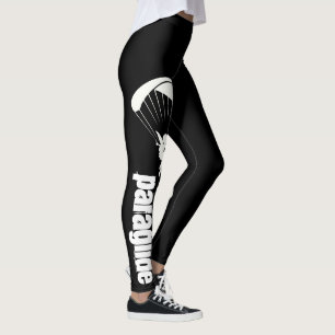 Black paraglide leggings