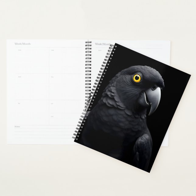 Black Parrot Planner (Display)
