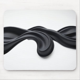 Black pastel mouse pad