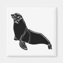 Black Patent Leather Seal