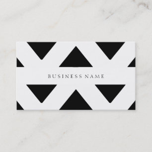 Black Pattern Business Card