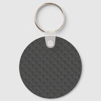 Black Patterned Abstract Keychain