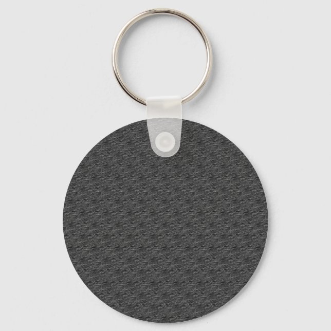 Black Patterned Abstract Keychain (Front)