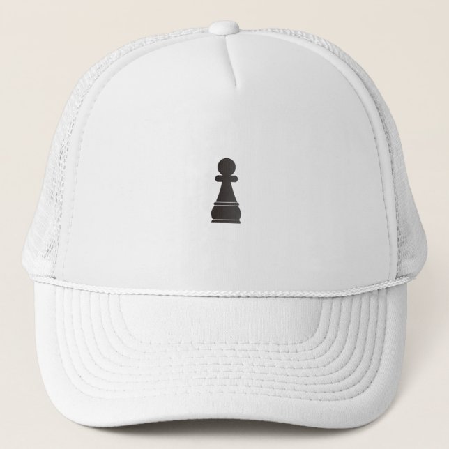 Black Pawn - Black Laborer Trucker Hat (Front)