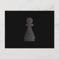 Black Pawn chess piece