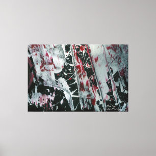 Black Pearl Named And Signed Canvas Print