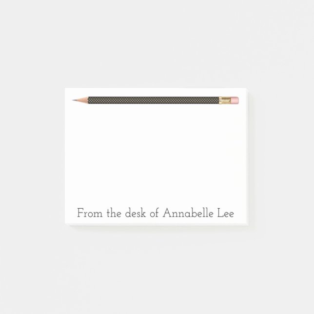 Black Pencil One Post-it Notes (Front)
