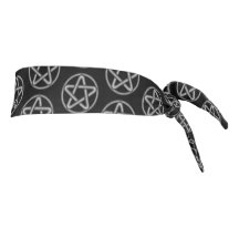 Black pentagram headband