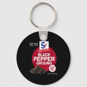 Black Pepper Ground Sce Group Family Matching Hall Keychain