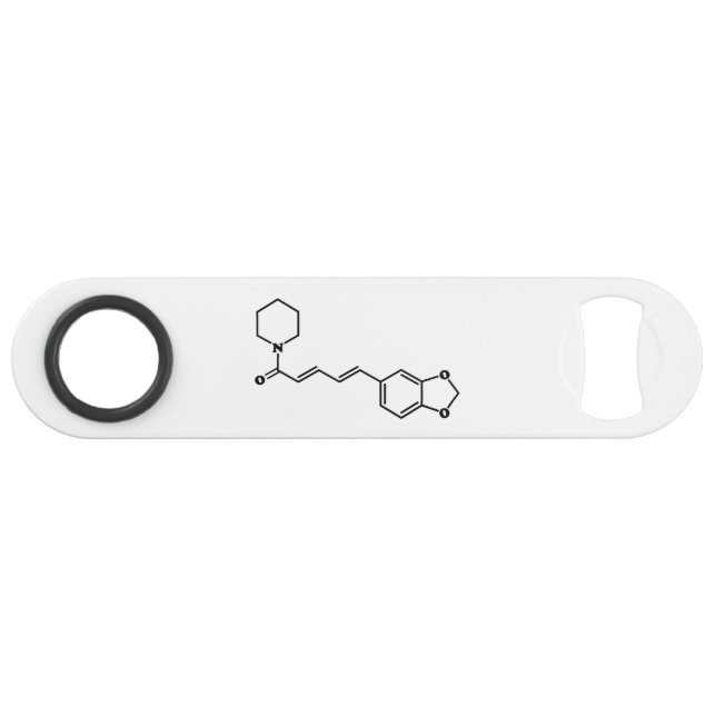 Black Pepper Piperine Molecular Chemical Formula Bar Key (Front (Horizontal))