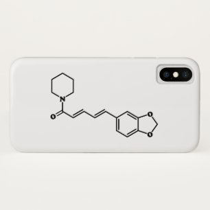 Black Pepper Piperine Molecular Chemical Formula Case-Mate iPhone Case