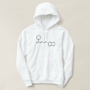Black Pepper Piperine Molecular Chemical Formula Hoodie