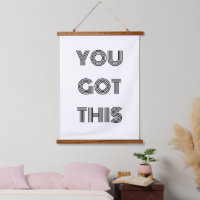 Black Personalised YOU GOT THIS Motivational Post