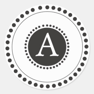 Black -Personalized envelope seal