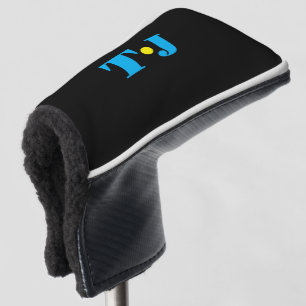 Black Personalized Golf Head Cover