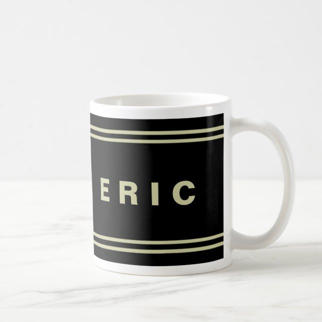 Black Personalized Mugs (Right)