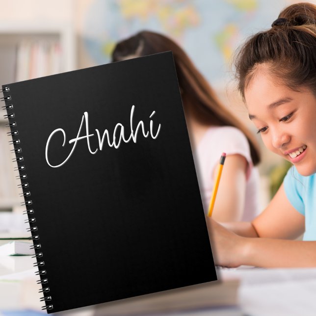 Black Personalized Notebook (Creator Uploaded)