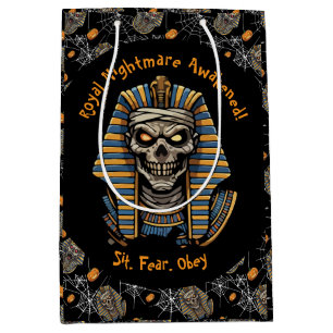 🖤 Black Pharaoh Mummy Gift Bag 🎃👑