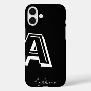 Black phone case - personalized nom