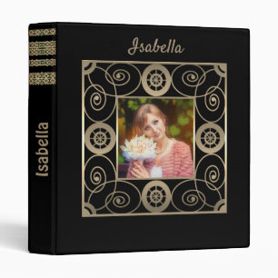 Black photo album, created for you 3 ring binder