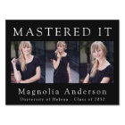 Black Photo Collage Mastered It Graduation