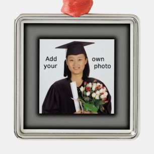 Black Photo Ornament